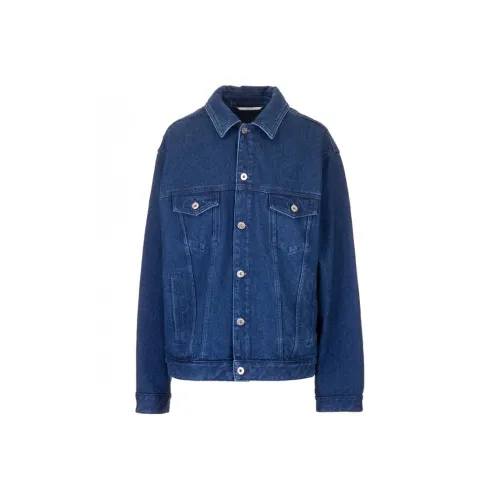 Valentino Blue Men's Denim Jackets Валентино Синий Мужские Джинсовые Куртки