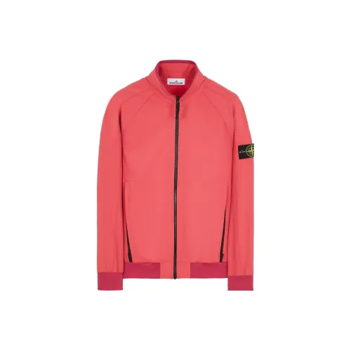 STONE ISLAND Красный Унисекс Куртки