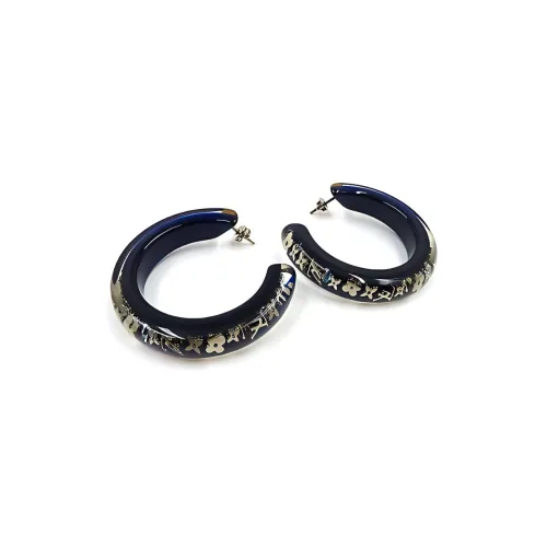 LOUIS VUITTON Серьги Унисекс Синий