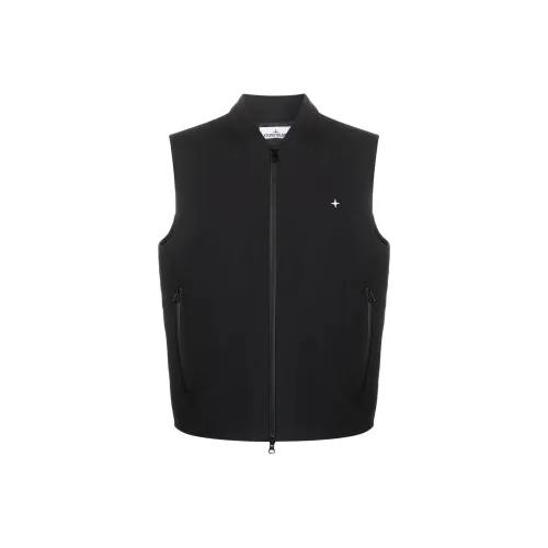 STONE ISLAND Мужские черные жилеты
