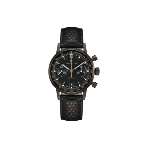 HAMILTON Автоматический Механический Механизм Мужские Часы United States Classic Collection 40 мм Черные