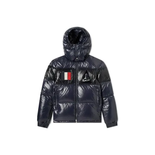 MONCLER Морской Синий Мужской Пуховик