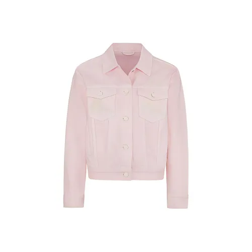 EVISU SS20 Loose Fit Denim Jacket Women's Pink