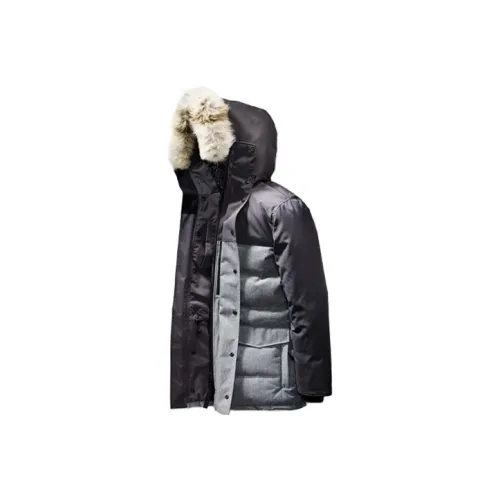 Canada Goose Clarence Series Мужской пуховик серого цвета