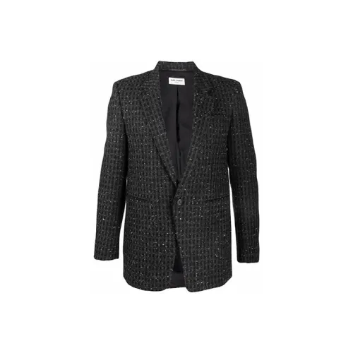 SAINT LAURENT Черные Мужские Деловые Костюмы