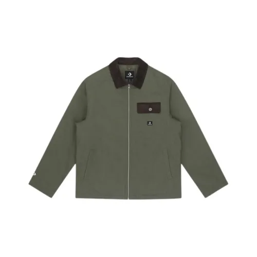 Конверс Куртки и Пальто Мужской Зеленый