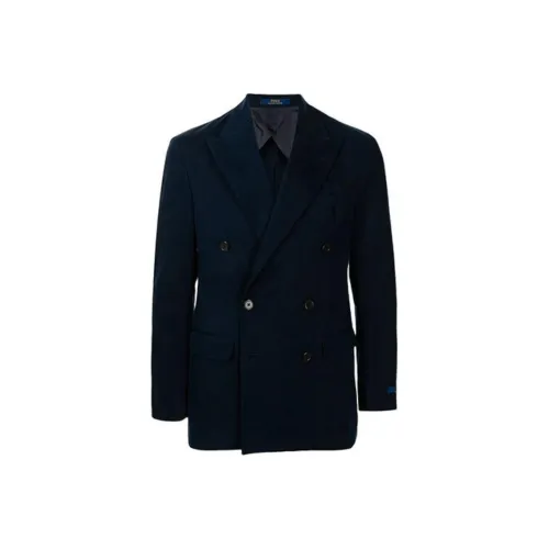 Polo Ralph Lauren FW21 Бизнес-костюм Пальто Мужской Темно-синий