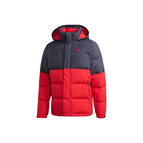 Adidas Red Men's Down Jackets Adidas Красный Мужской Пуховик