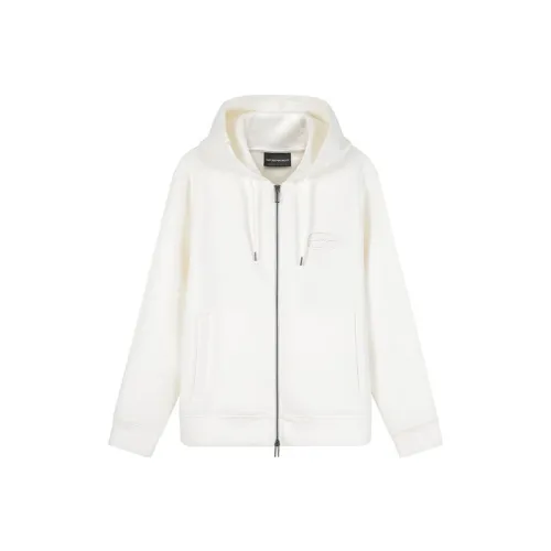 EMPORIO ARMANI Экрю Мужские Куртки