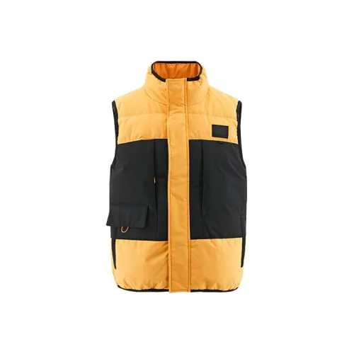 CAT Yellow Unisex Down Vest CAT Желтый Унисекс Пуховый жилет