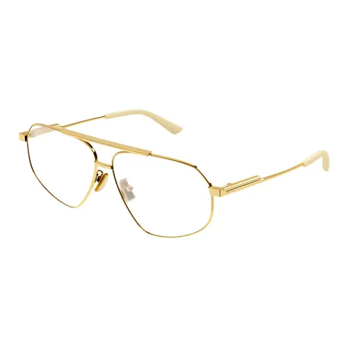 Bottega Veneta Металл Aviator Оправы для очков Женские Золото