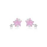 Мода Toy Moon Серьги-гвоздики 1 пара (Розовый)