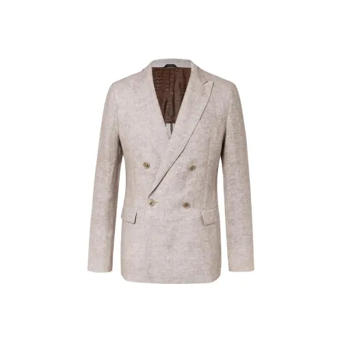 GIORGIO ARMANI Light Yellow Men's Business Suits GIORGIO ARMANI Светло-желтые мужские деловые костюмы