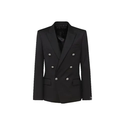 BALMAIN Черные Мужские Деловые Костюмы
