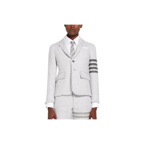 THOM BROWNE Серый Мужской Деловой костюм