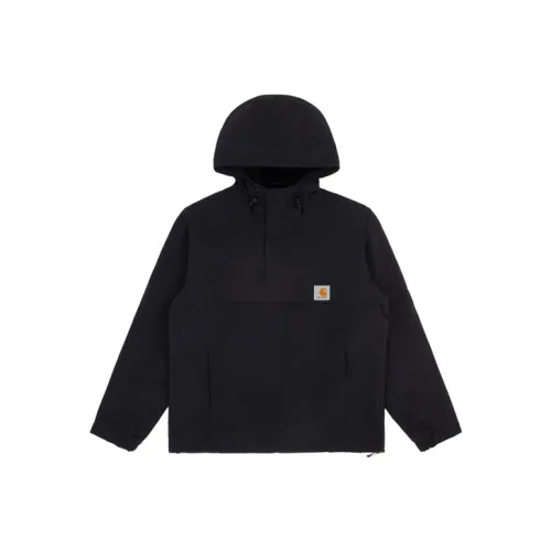 Carhartt WIP Водонепроницаемый Wa Ветрозащитный Ветровка Мужской Черный