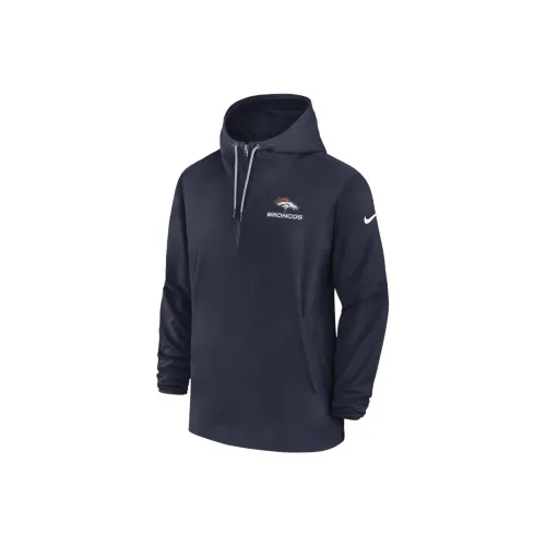 nike Denver Broncos Sideline Куртки Пальто Denver Broncos Мужской Морской синий