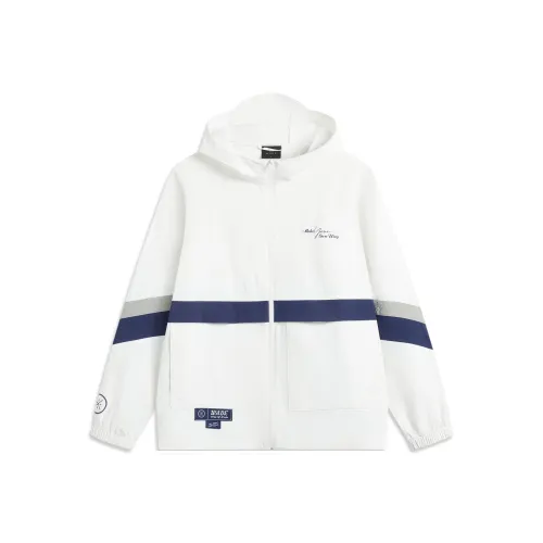 LINING Куртки и Пальто Мужской Стандартный Белый Темно-Синий Геологический Серый