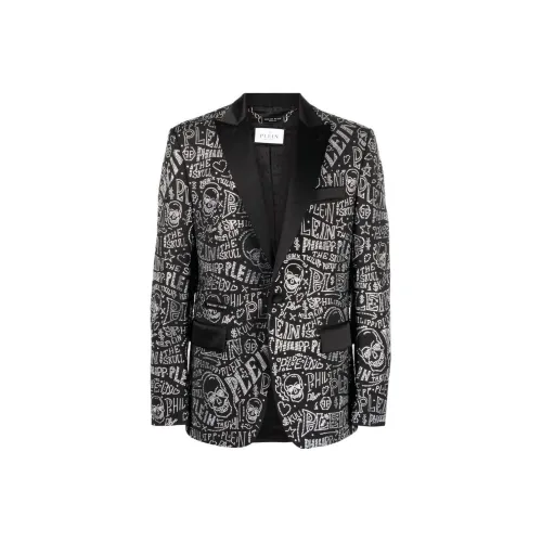 PHILIPP PLEIN Бизнес-костюм Пальто Мужской Черный