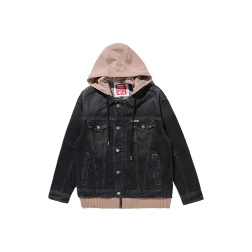 ABLE JEANS Chinese Imagination Series Угольно-черный Унисекс Джинсовые куртки