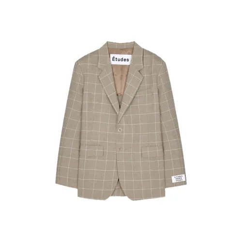 Études SS23 Бизнес-костюм Пальто Мужской Коричневый