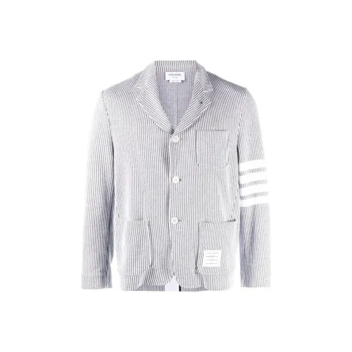 THOM BROWNE Серый Мужской Куртки