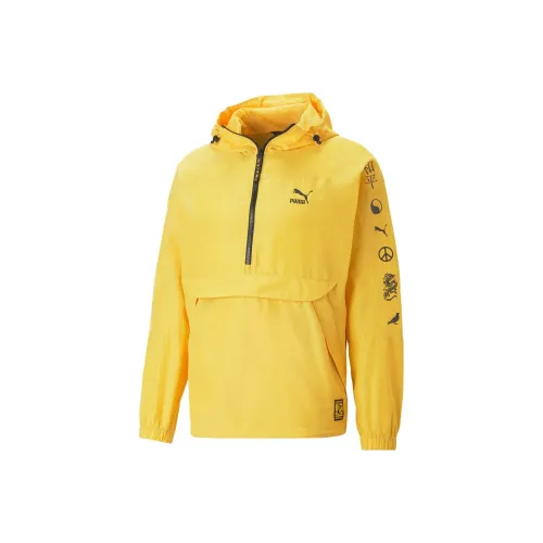 Puma x staple Co Бренд Желтая Унисекс Куртка
