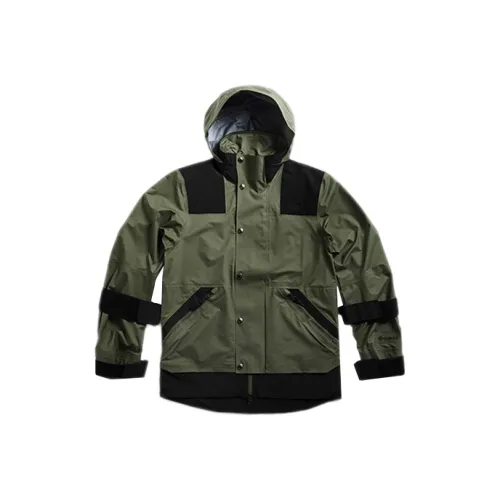 THE NORTH FACE Водонепроницаемый Ветрозащитный And Водоотталкивающая ветровка Мужской Зеленый