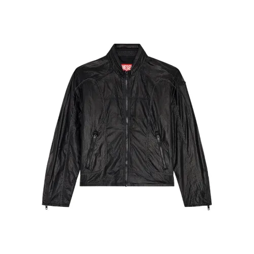 DIESEL Мужские черные куртки