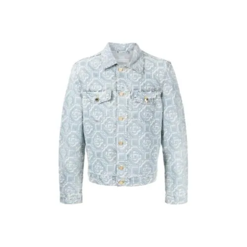 CASABLANCA Светло-синие мужские джинсовые куртки