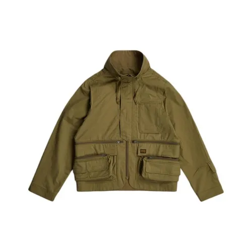STAR RAW Дымчатый Оливково-зеленый Мужские Куртки