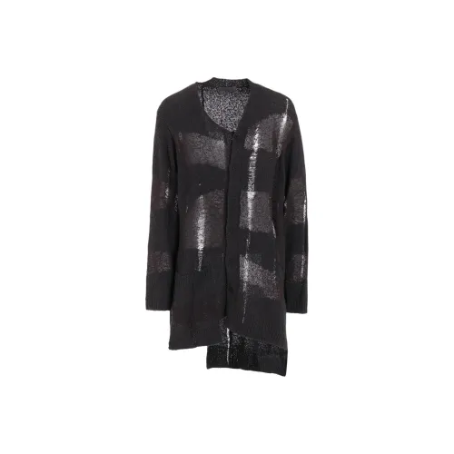 Yohji Yamamoto Pour Homme SS25 Трикотаж Мужской Уголь