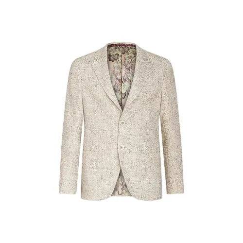 ETRO Бежевый Мужской Деловой Костюм