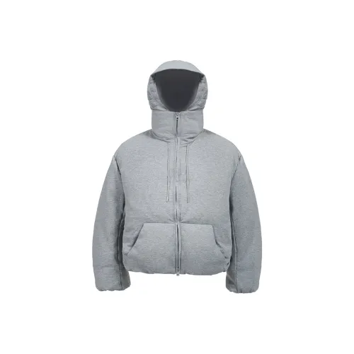 11ESTRANGER Пуховик Унисекс Серый