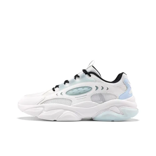 361° Yunshu Противоскользящий Дышащий Легкий Низкий Топ Кроссовки для бега Мужские Белый Серый Синий