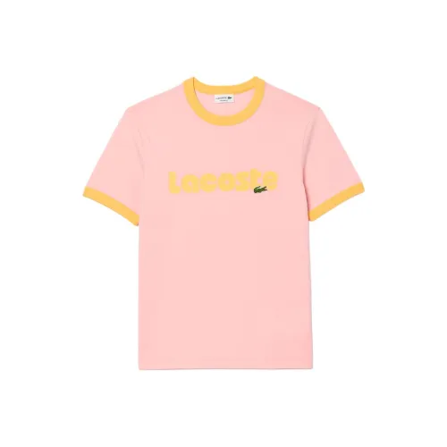 Розовые мужские футболки T от LACOSTE Collaboration