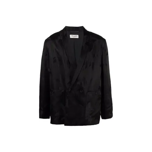 SAINT LAURENT Черные Мужские Деловые Костюмы