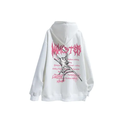 LIGHTNING MONSTER Толстовка Унисекс Белый