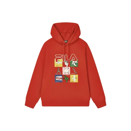 FILA ORIGINALE Легендарный красный Унисекс Свитшоты