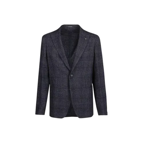 Tagliatore FW22 Бизнес-костюм Пальто Мужской Синий