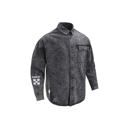 Muscle Dog Loose Fit Denim Jacket Unisex