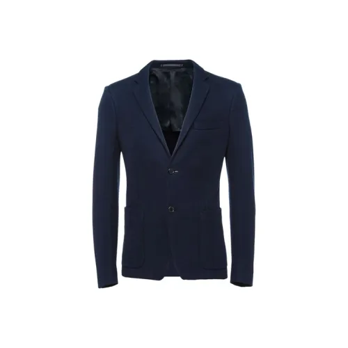 PRADA Синий Мужской Деловой костюм