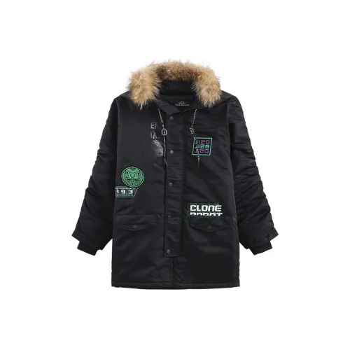 ONIARAI Черный Мужской Пуховик