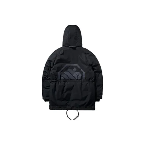 LINING Новый Стандартный Черный Мужской Пуховик