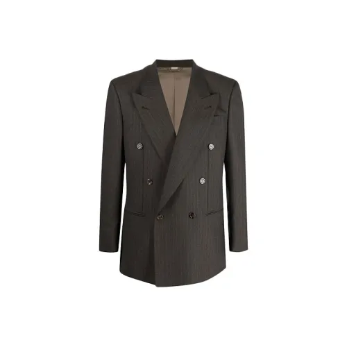 GUCCI FW21 Бизнес-костюм Пальто Мужской Умбра