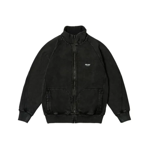 PALACE SS24 LONDON ZIP FUNNEL Куртки и Пальто Унисекс Черный