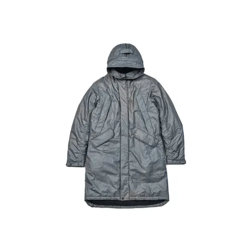 KRAKATAU Однотонный С капюшоном Умеренный MID Длина Пуховая куртка Мужская