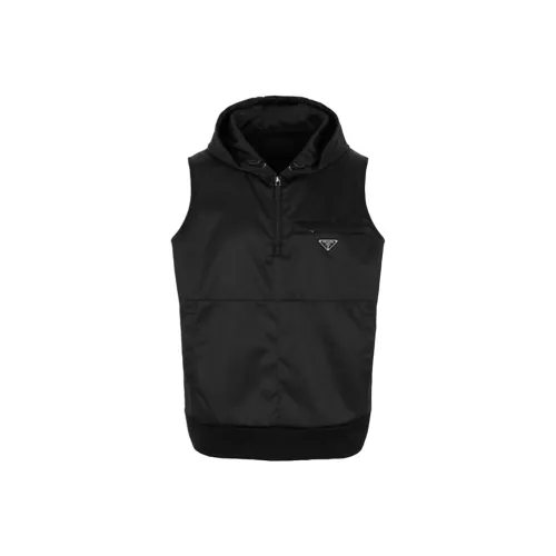 PRADA Мужские черные жилеты