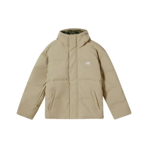New Balance Пуховик Зимний Мужской Хаки