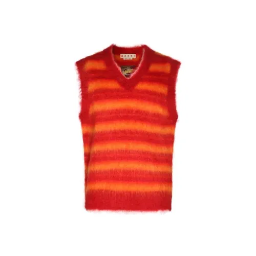 MARNI Red Men's Vest MARNI Красный Мужской Жилеты